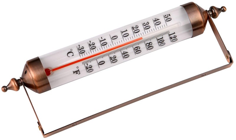 TERMOFLY 10.3 Large Numbers Premium Steel Outdoor/Indoor Thermometer Waterproof Vintage Style Decorative - Image 5